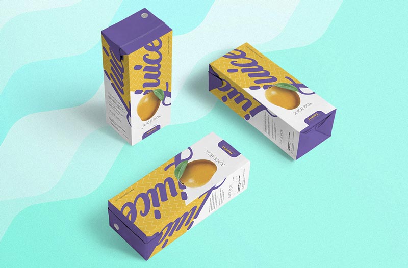 Juice Box Mockup