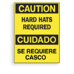 Sign Hard Hats Required